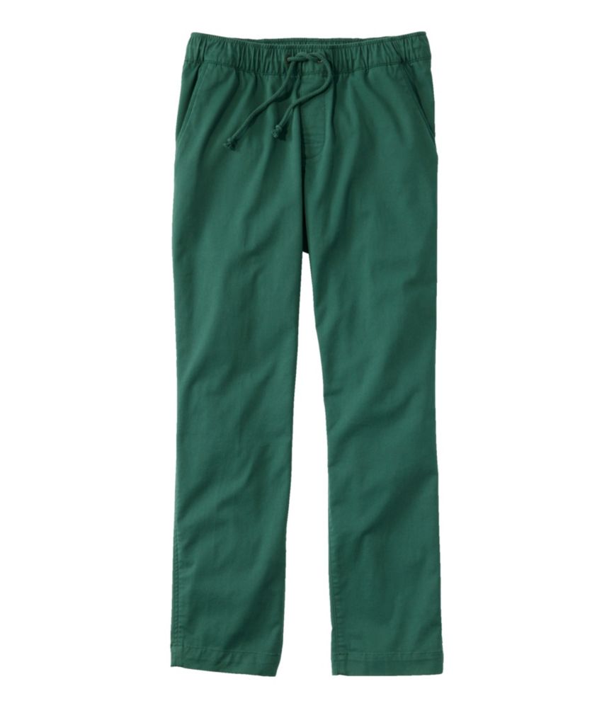 Men's Comfort Stretch Dock Pants, Standard Fit, Straight Leg, Deep Green, small image number 1