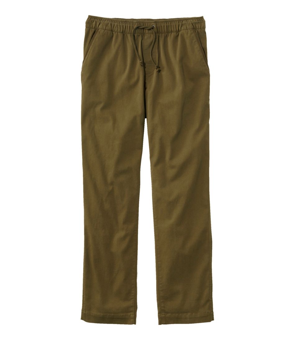 Slim dock pant in stretch cotton blend