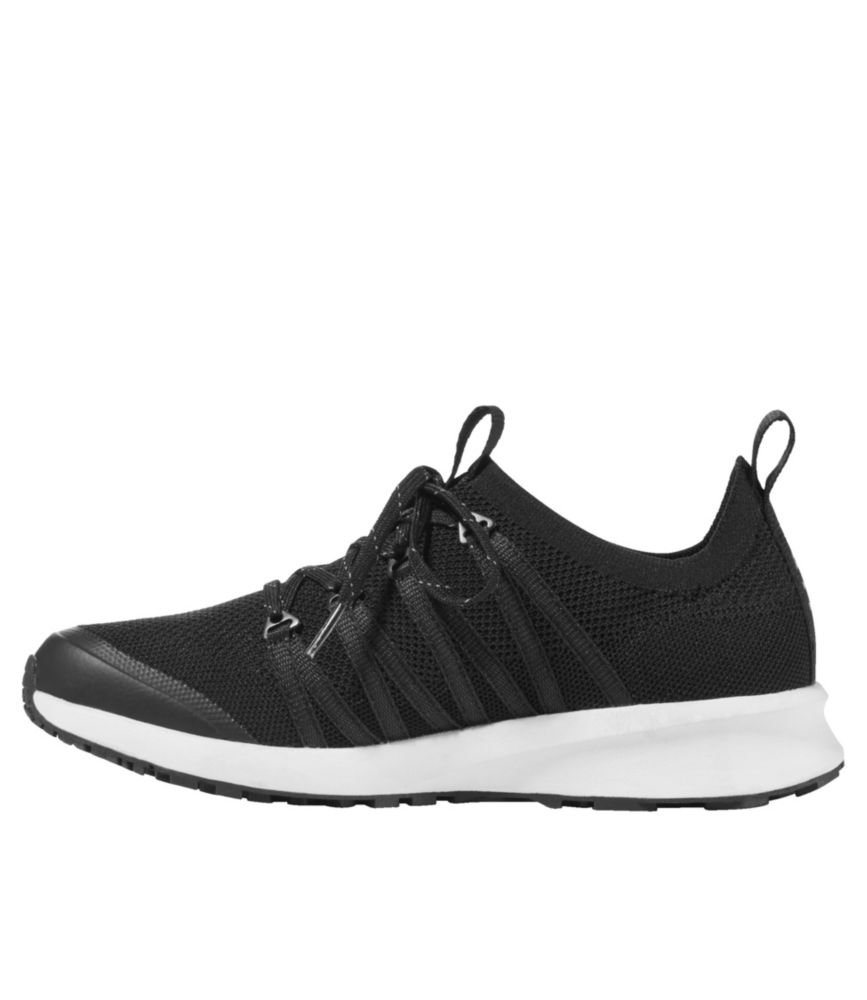 Women's Active Sport Knit Shoes, Black, small image number 2