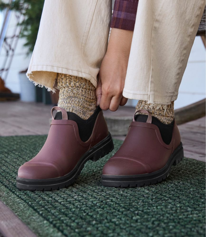 Women's Rugged Wellie® Shoes, Slip-On, Burgundy Brown, small image number 7