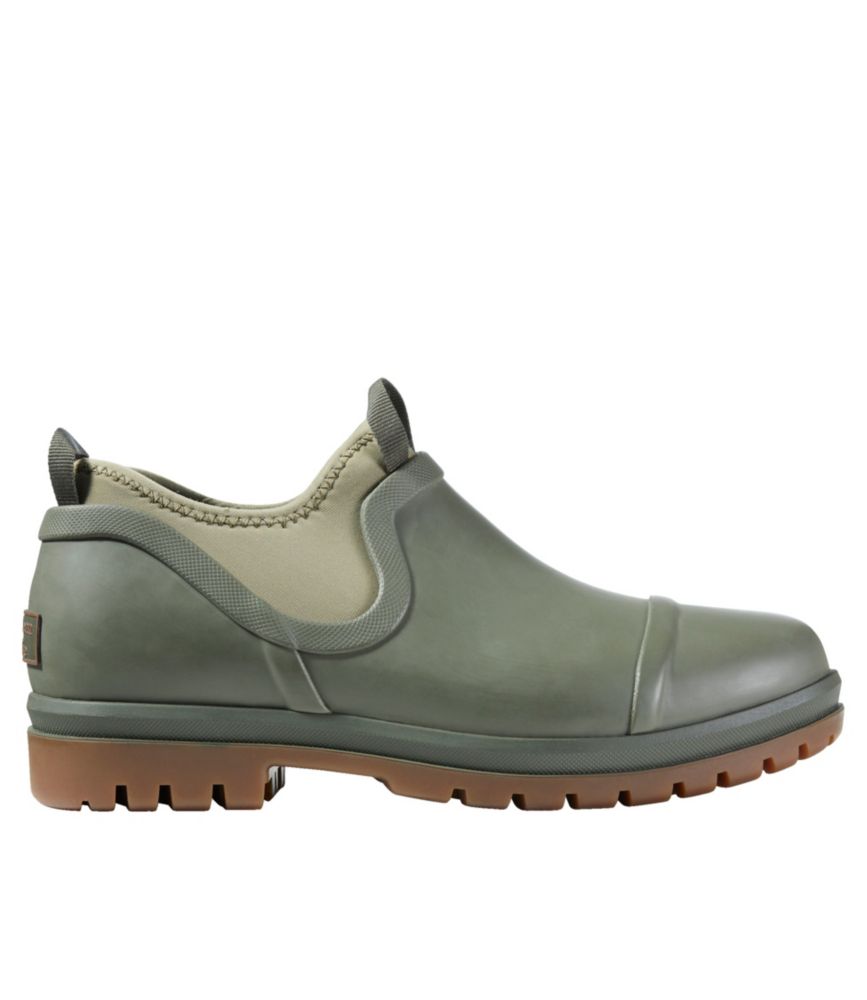 Women's Rugged Wellie Shoes, Slip-On, Kelp Green/Peat Moss, small image number 1