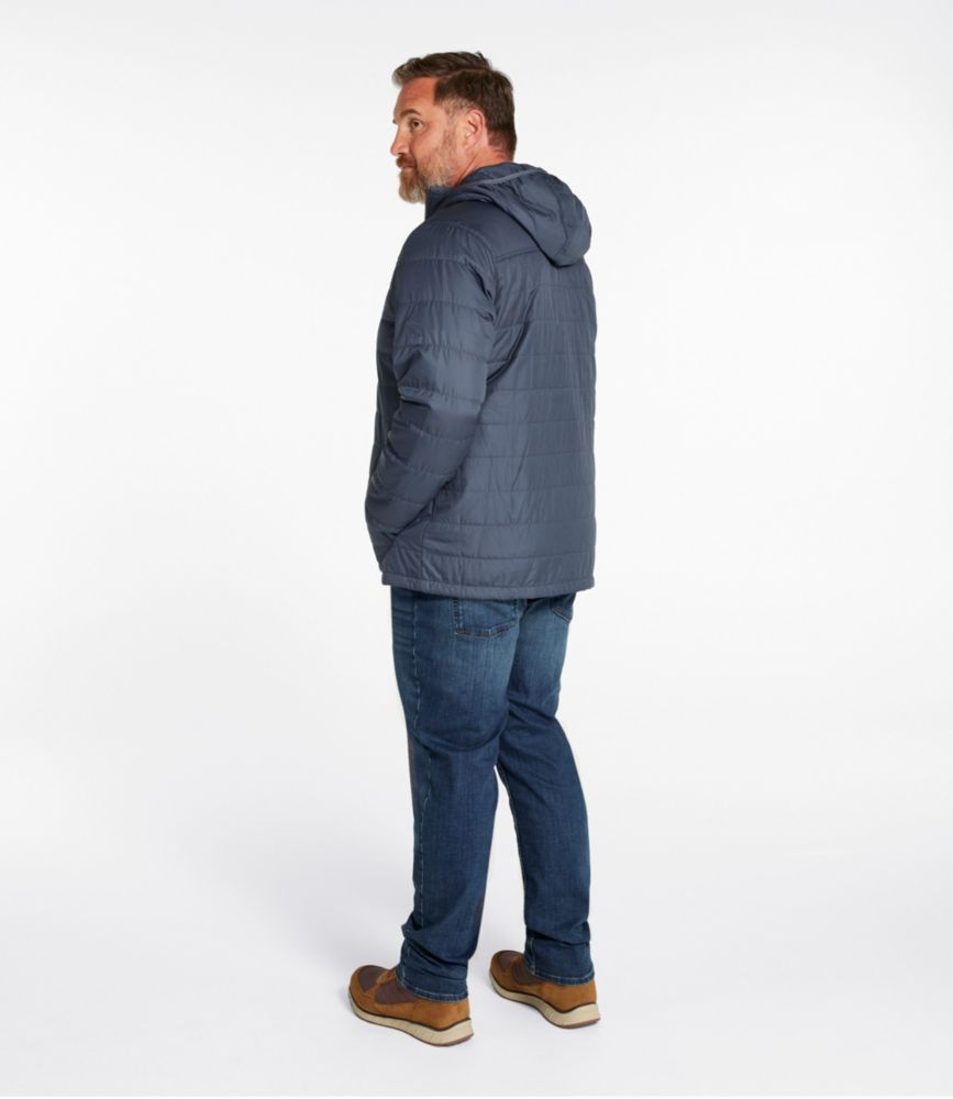 Men's Mountain Classic Puffer Hooded Jacket, Gunmetal Gray, small image number 10