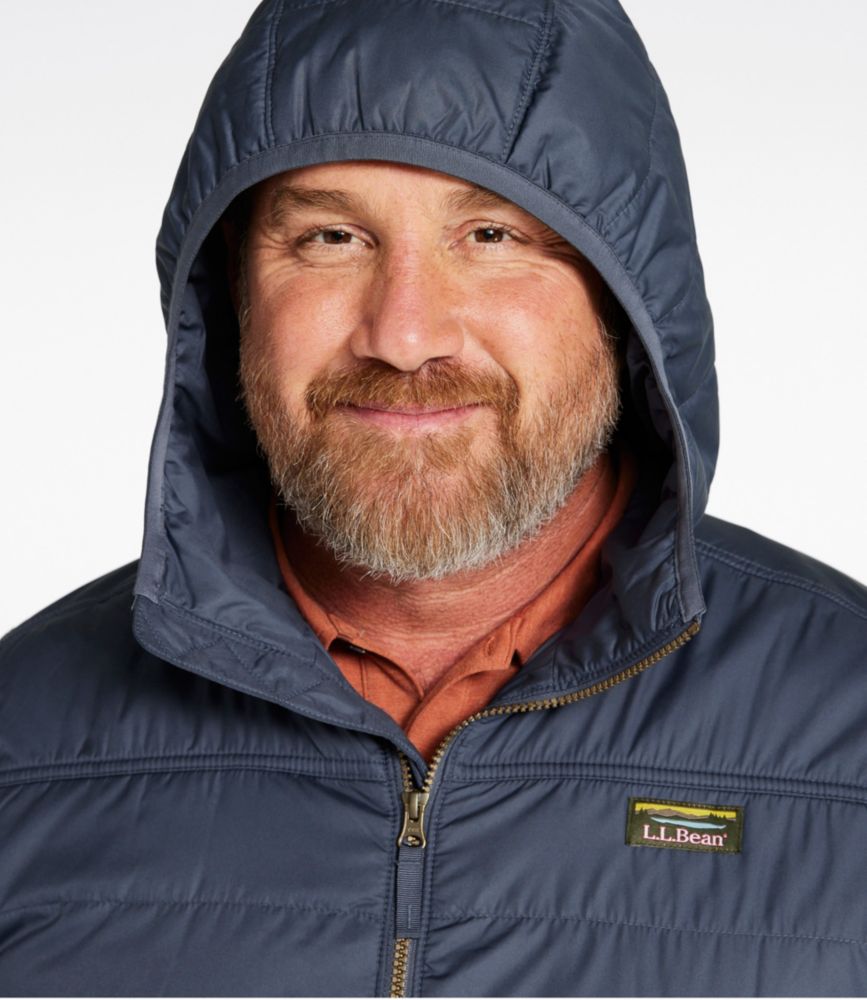 Men's Mountain Classic Puffer Hooded Jacket, Gunmetal Gray, small image number 11