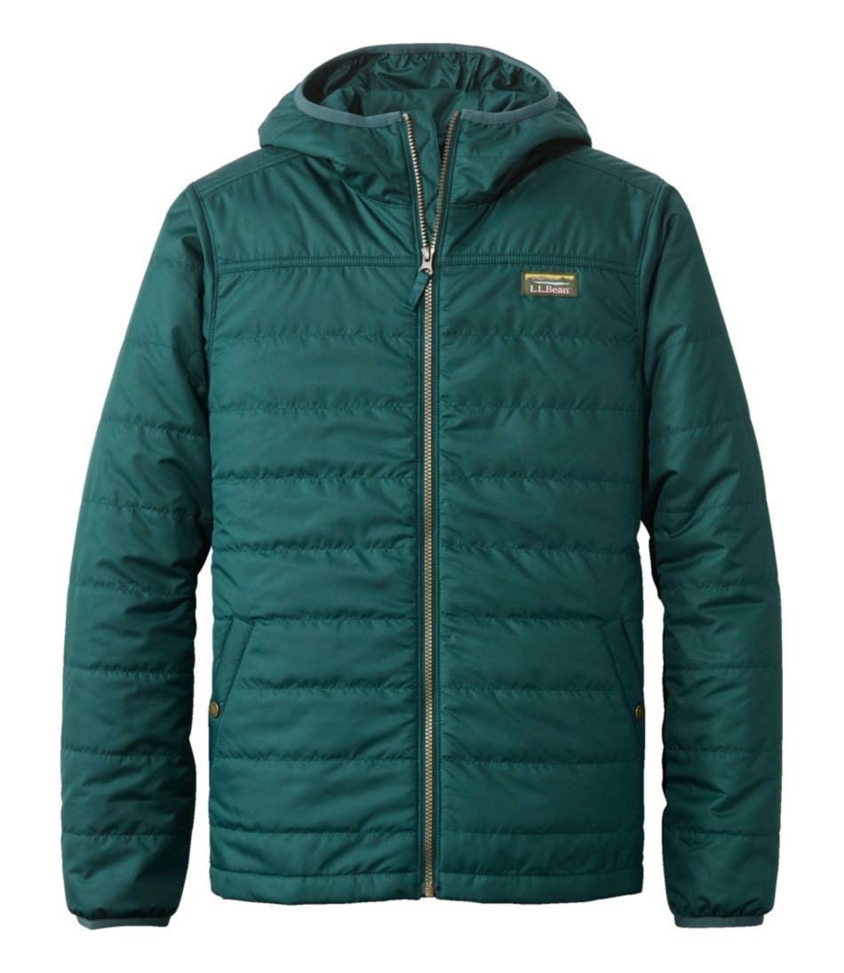 Men's Mountain Classic Puffer Hooded Jacket | Insulated Jackets at L.L.Bean