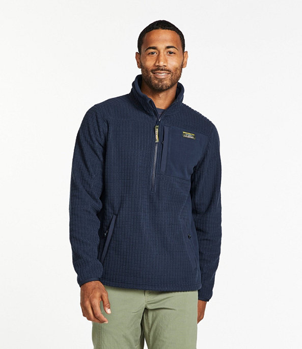 Mountain Classic Windproof Fleece Quarter-Zip Jacket, Graphite/Shale Gray, large image number 1