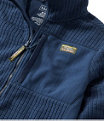 Mountain Classic Windproof Fleece Quarter-Zip Jacket, Natural/Nautical Navy, small image number 3