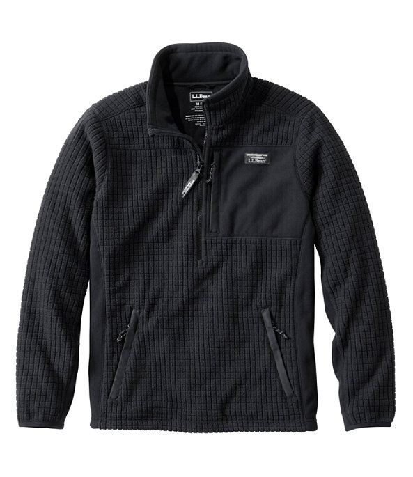 Mountain Classic Windproof Fleece Quarter-Zip Jacket, Black, large image number 0