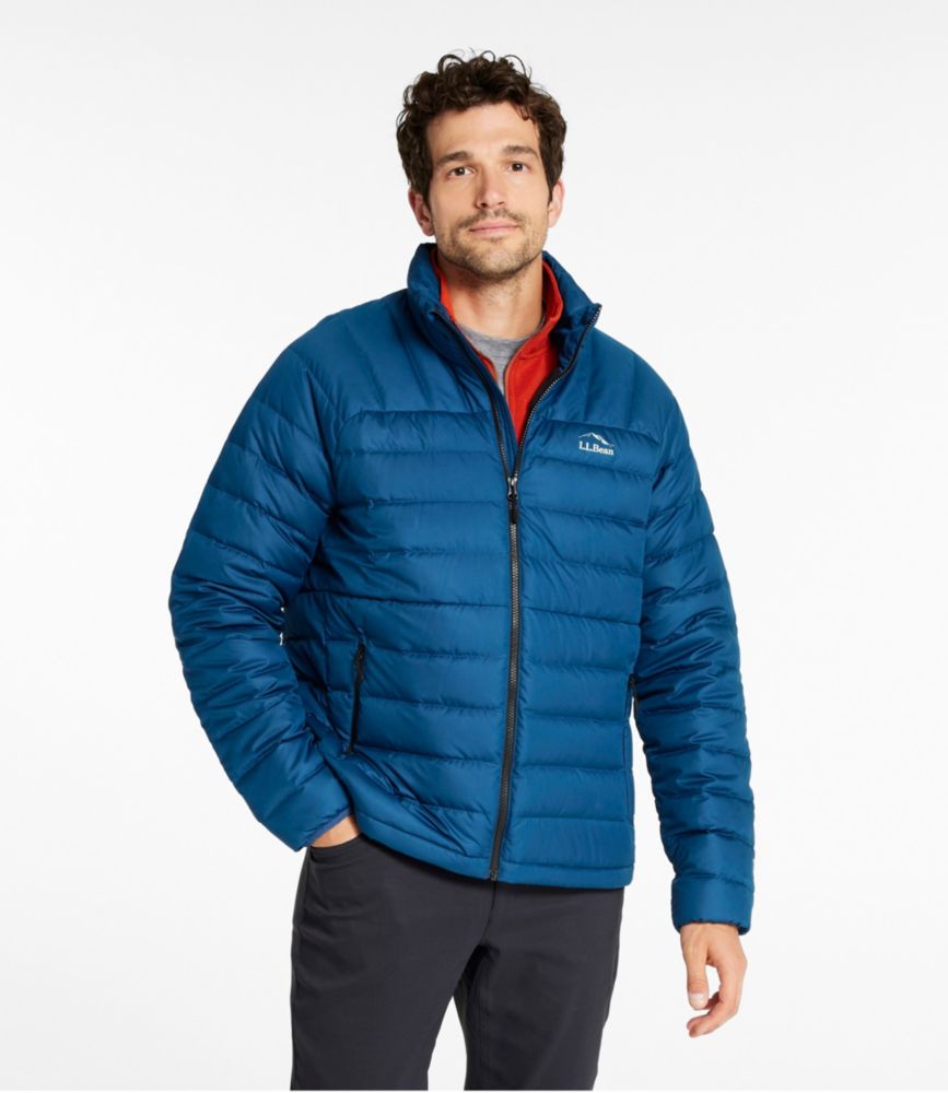 Men's Bean's Down Jacket, Dark Marine Blue, small image number 2