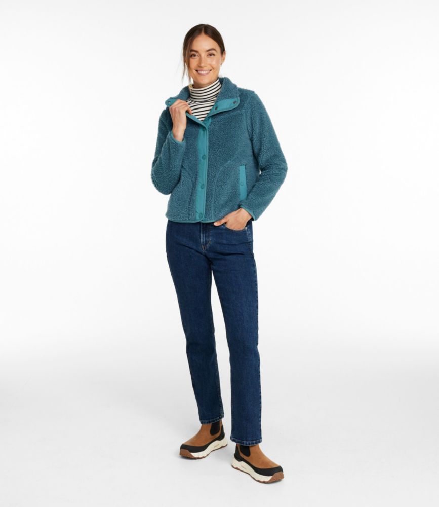 Women's Bean's Sherpa Fleece Jacket