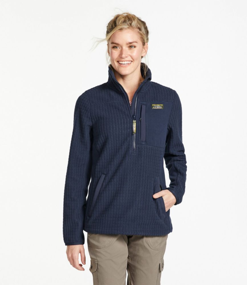 Women's Mountain Classic Windproof Fleece, Quarter-Zip, Nautical Navy, small image number 2