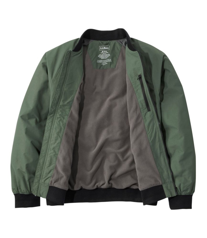 Men's 3-Season Bomber Jacket, Thyme, small image number 6