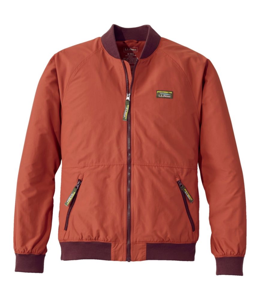 Men's 3-Season Bomber Jacket, Light Mahogany, small image number 1