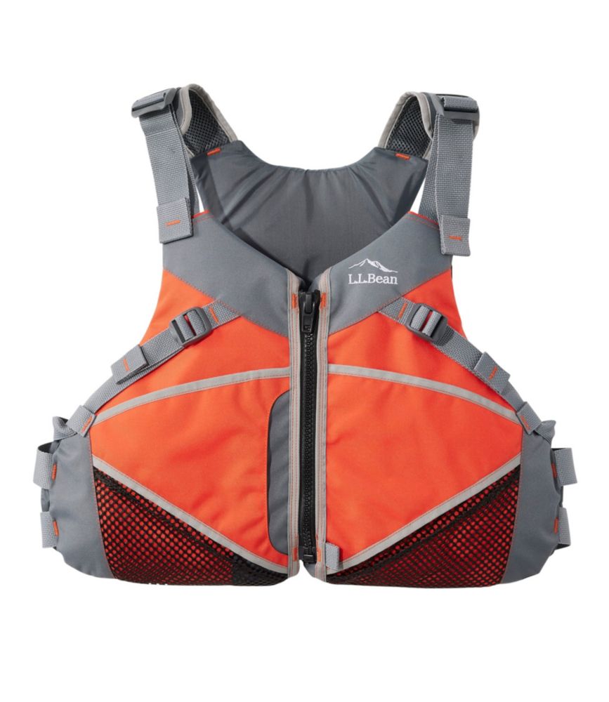 Adults' L.L.Bean Angler Universal PFD Dark Gray, Nylon