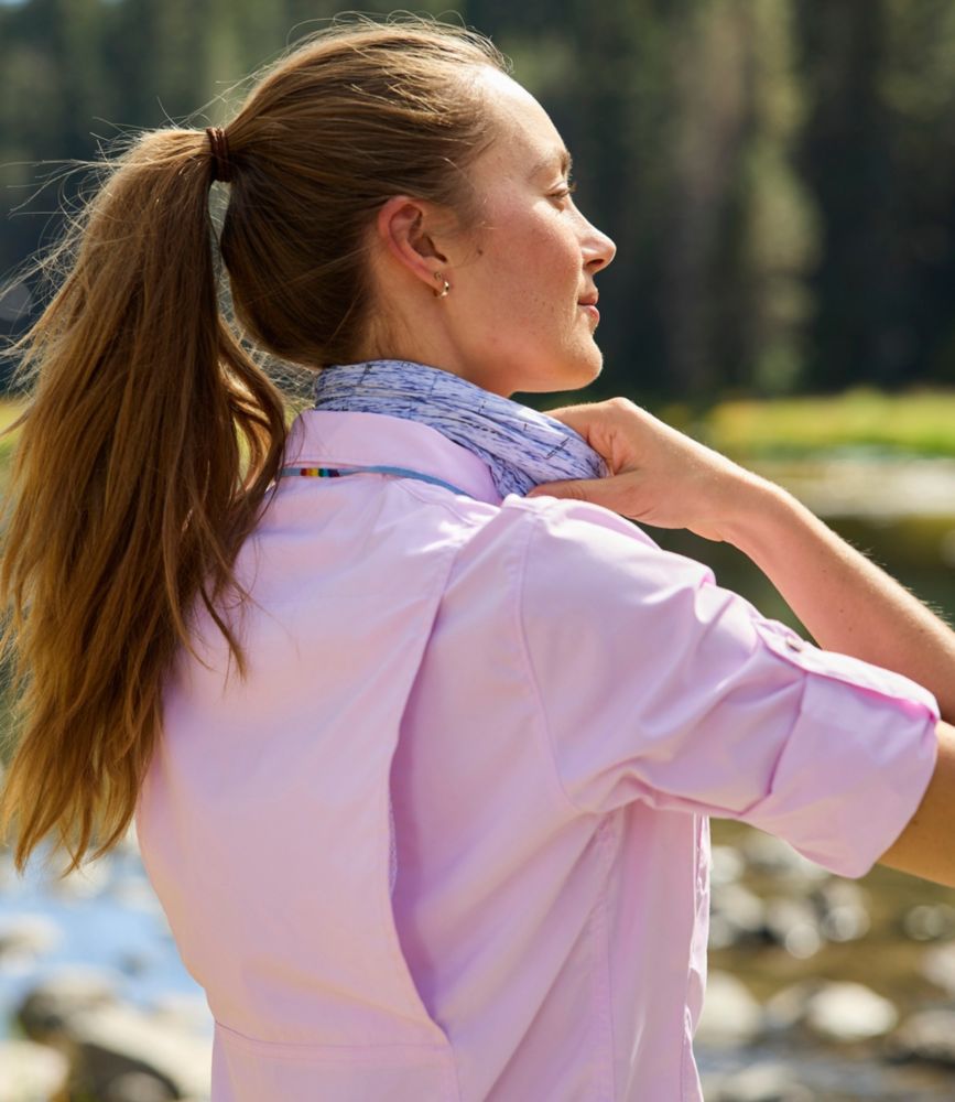 Women's Tropicwear Shirt, Long-Sleeve, Faded Orange, small image number 9
