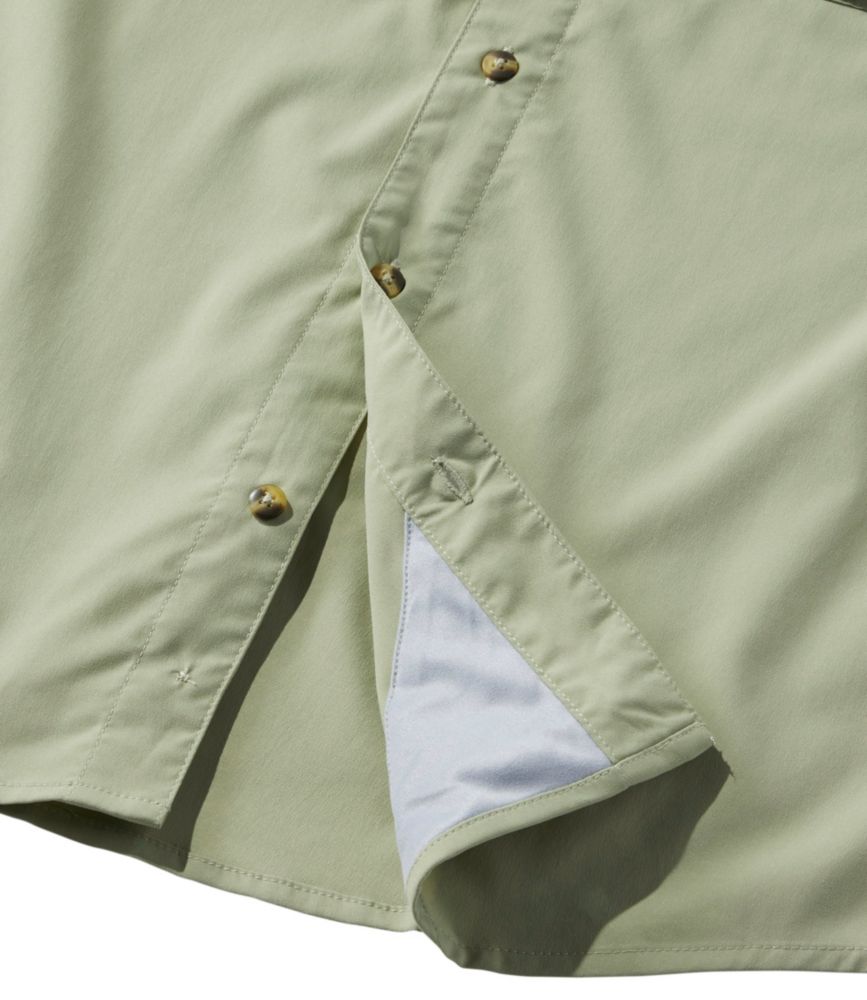 Men's Tropicwear Shirt, Short-Sleeve, Soft Blue, small image number 7