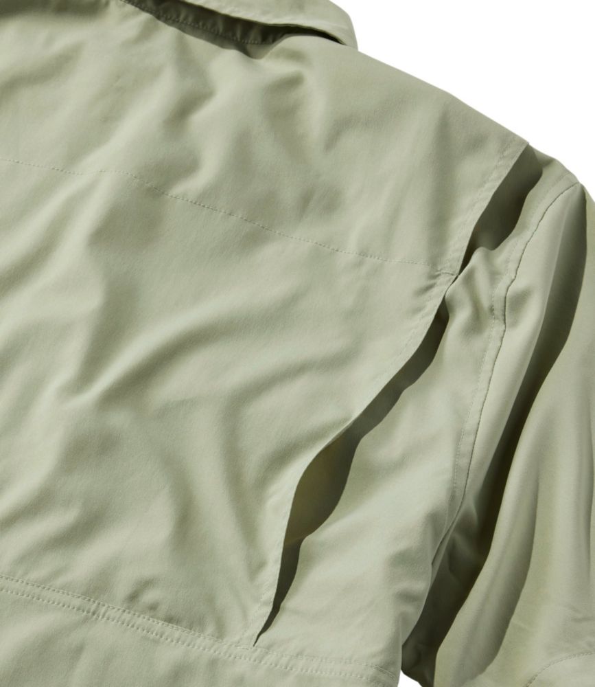 Men's Tropicwear Shirt, Short-Sleeve, Soft Blue, small image number 8