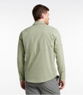 L.L.Bean Performance Stretch Tropicwear Long Sleeve Woven Shirt - S