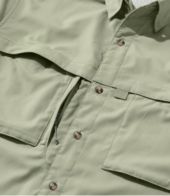 L.L. Bean Vented Fishing Shirt Long Sleeve Button Down Nylon Breathable  Men’s L