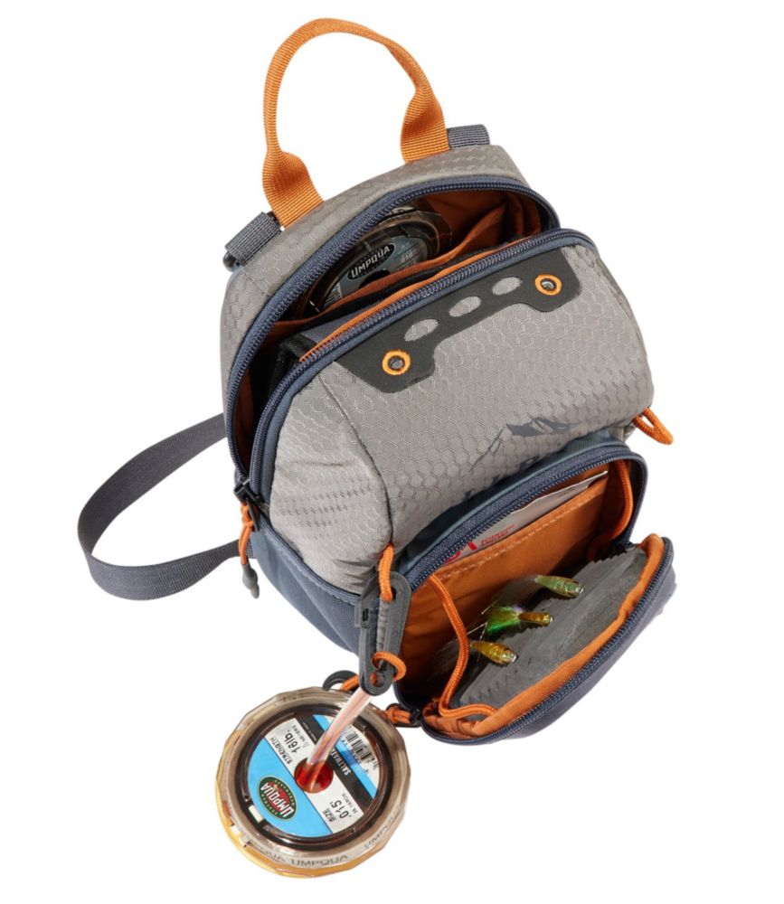 L.L.Bean Micro Chest Pack, Asphalt, small image number 3