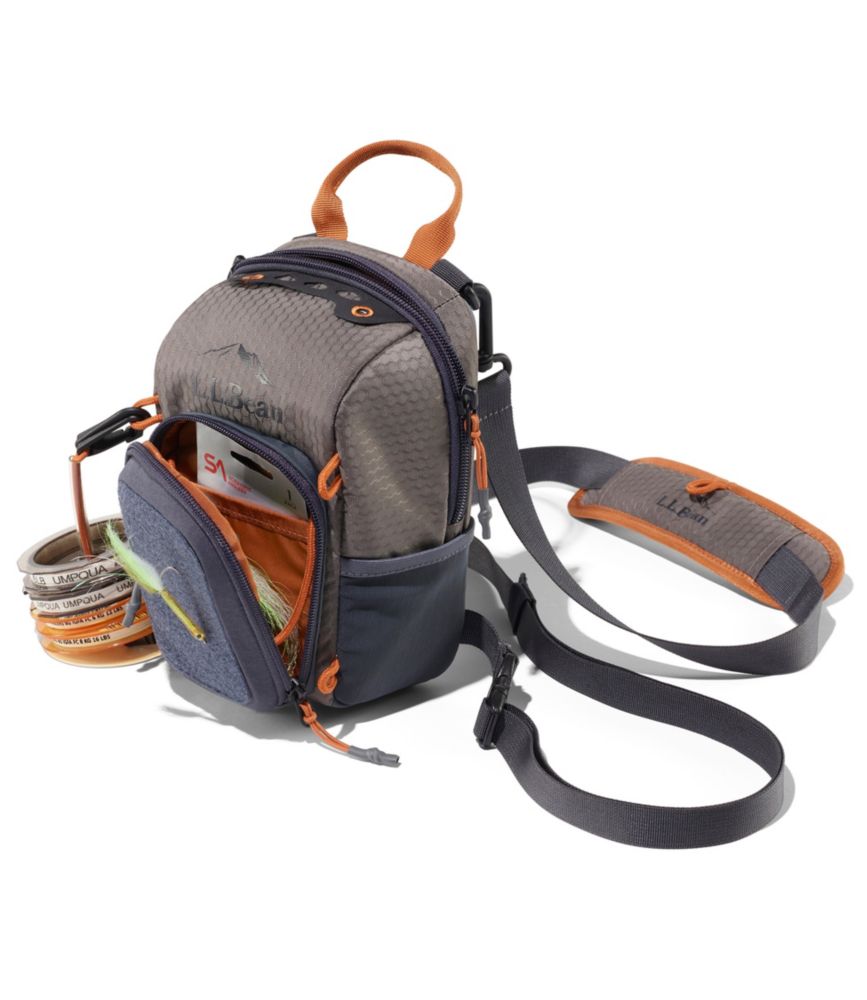 L.L.Bean Micro Chest Pack, Asphalt, small image number 4