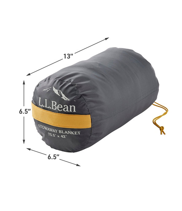 L.L.Bean Stowaway Blanket, Bright Navy, largeimage number 2