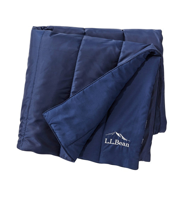 L.L.Bean Stowaway Blanket, Bright Navy, large image number 0