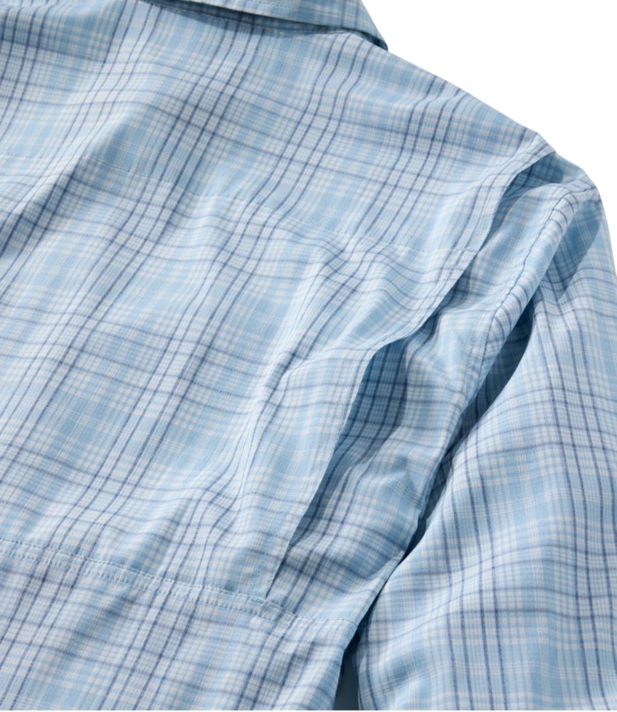 Men's Tropicwear Shirt, Plaid Long-Sleeve