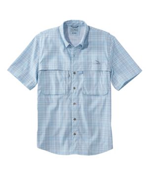 Blue Plaid Short Sleeve Fishing Shirt – Western Edge, Ltd.