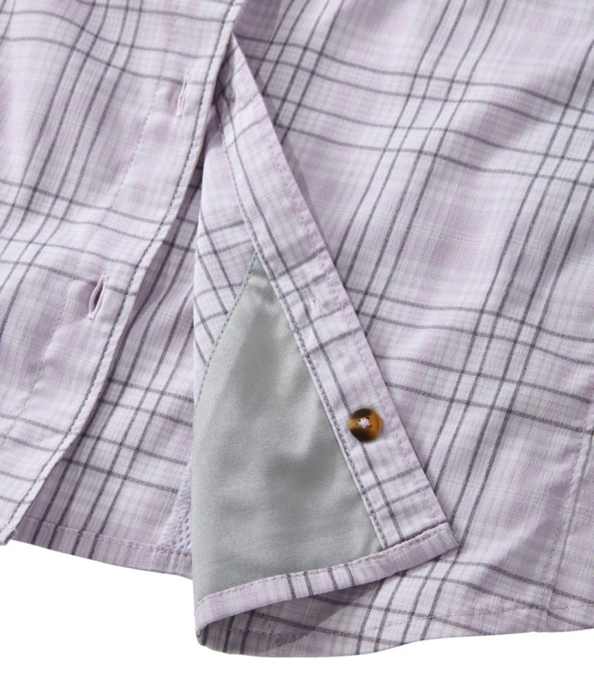 Women's Tropicwear Shirt, Plaid Short-Sleeve