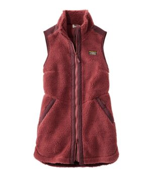 Women's Bean's Sherpa Fleece Long Vest