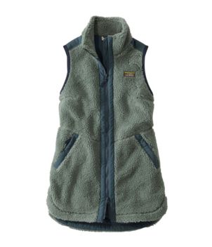 Women's Bean's Sherpa Fleece Long Vest