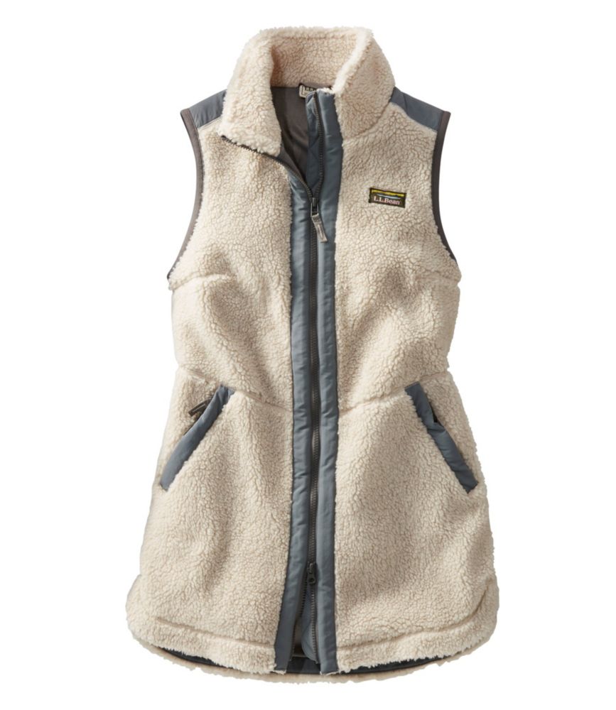 Long fleece vest hotsell