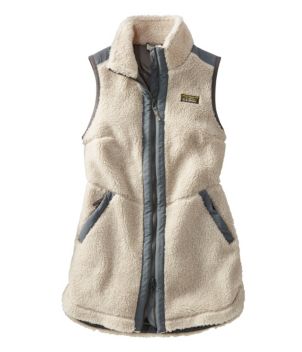 Women's Bean's Sherpa Fleece Long Vest