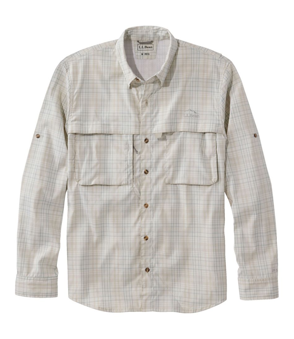 Men's Tropicwear Shirt, Plaid Long-Sleeve | T-Shirts at L.L.Bean