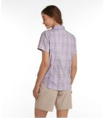 Women's Tropicwear Shirt, Plaid Short-Sleeve