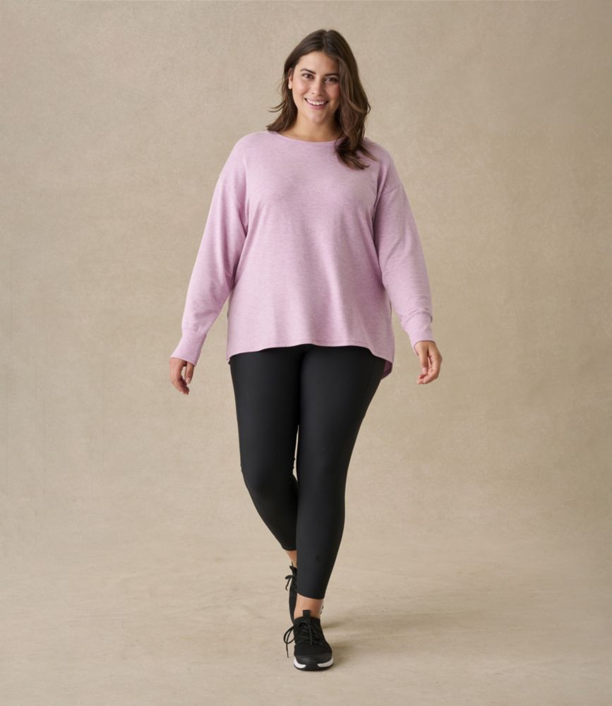Women's SoftFlex Crewneck Dolman Sleeve Pullover, Gingerbread Heather, small image number 6