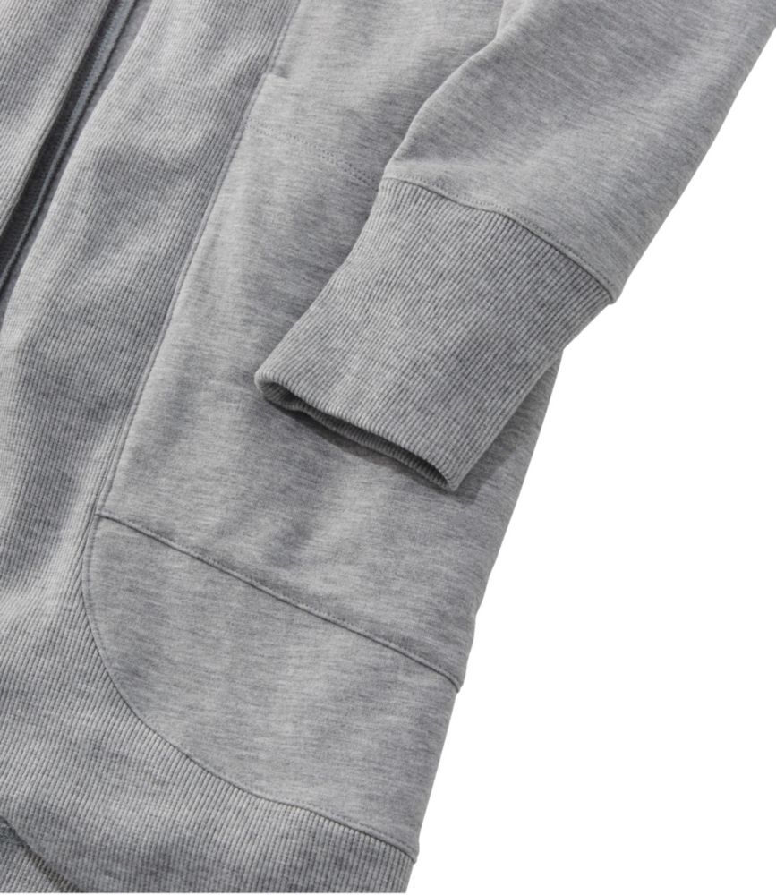 Women's SoftFlex Long Open Cardigan, Gray Heather, small image number 4