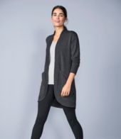 Women's SoftFlex Long Open Cardigan at L.L. Bean