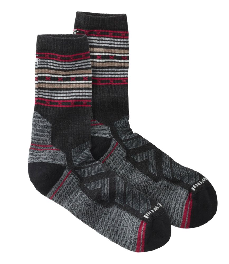 Men's Smartwool Performance Hike Light Cushion Spiked Stripe Sock, Crew