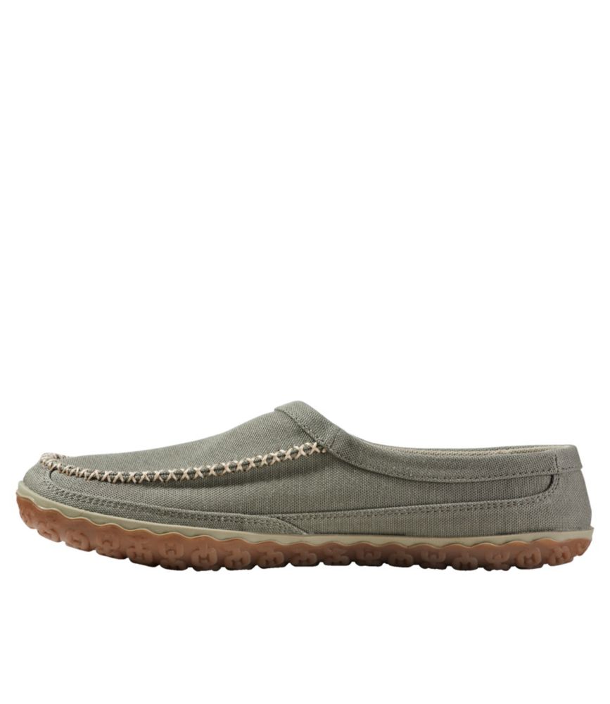 Men's Mountain Slipper Scuffs, Canvas, Kelp Green/Peat Moss, small image number 2