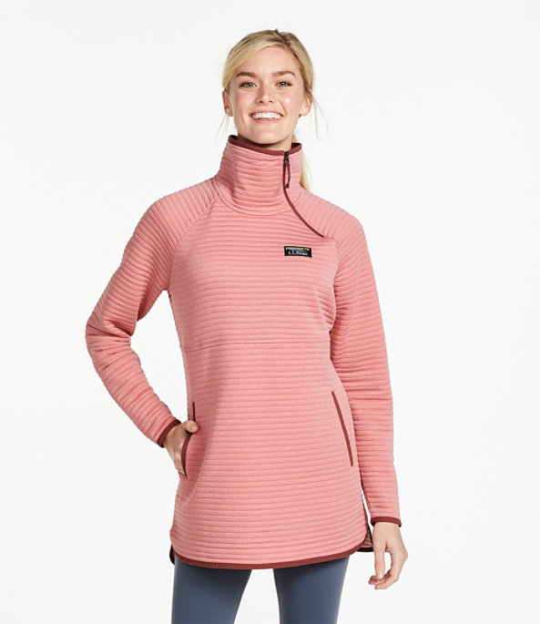 AirLight Asmymetrical Quarter- Zip Tunic , Quarry Gray Heather, largeimage number 1