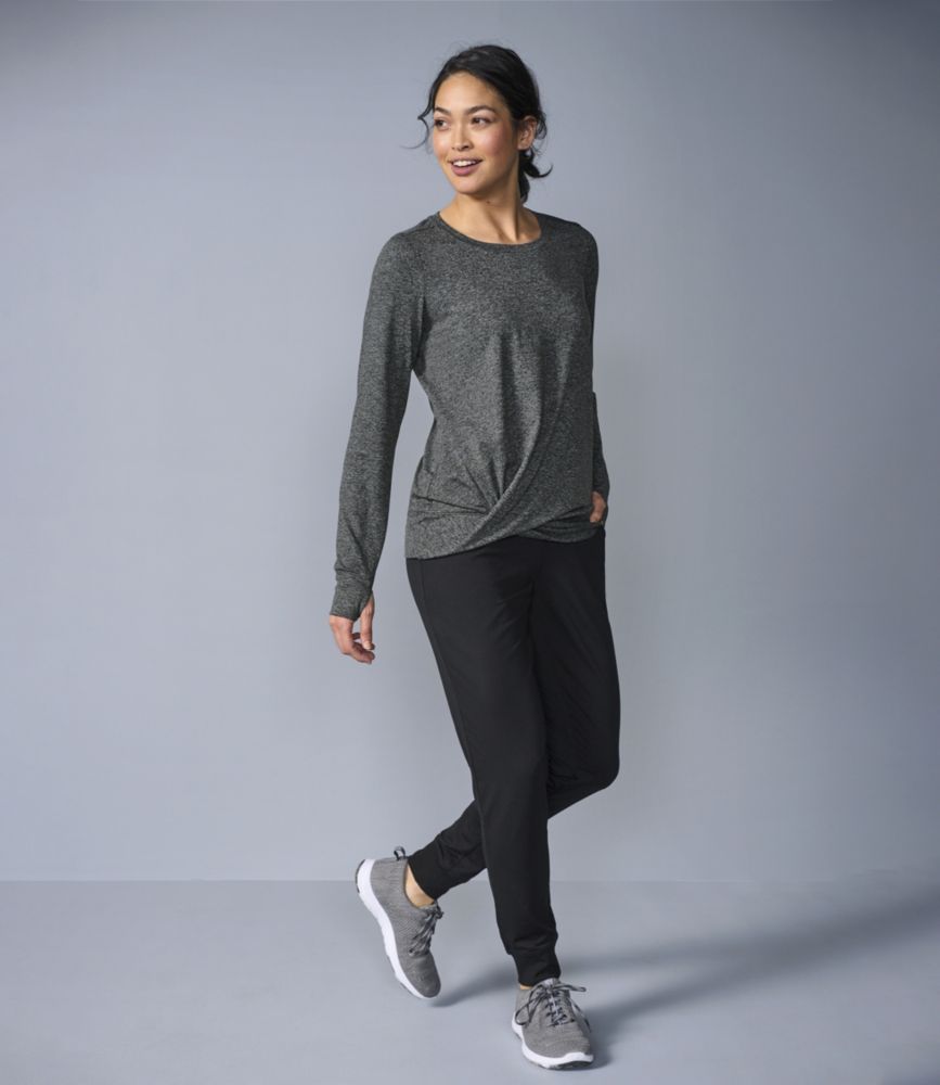 Women's VentureSoft Twist-Front Top, Long-Sleeve