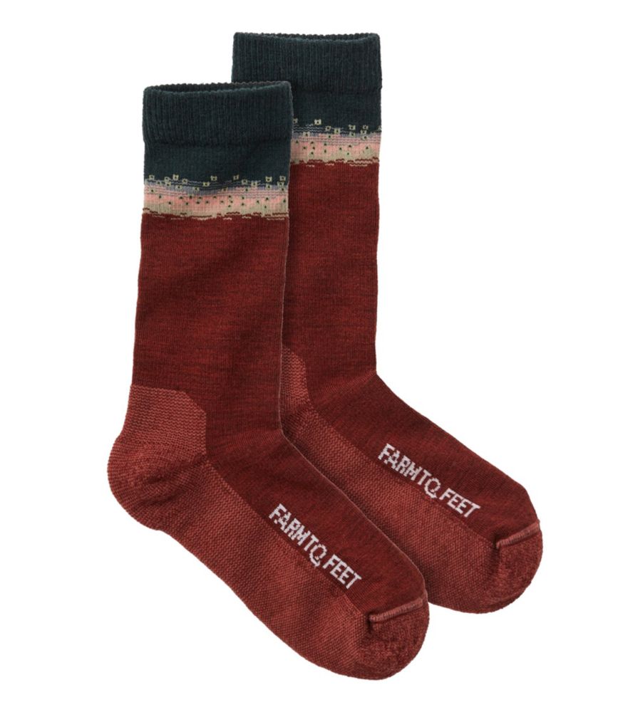 Adults' Farm to Feet Missoula Crew Socks, Light Cushion