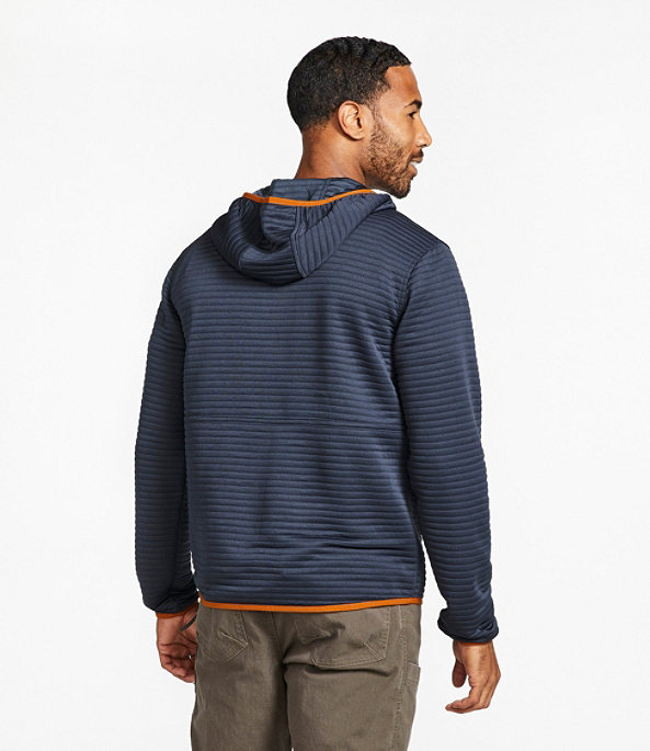 Airlight Knit Hoodie Pullover, Navy, large image number 2