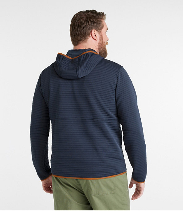 Airlight Knit Hoodie Pullover, Navy, largeimage number 4