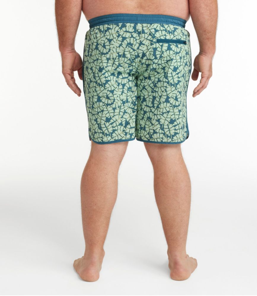 Men's All-Adventure Swim Shorts, Print, 9", Deepwater Blue Leaf, small image number 5