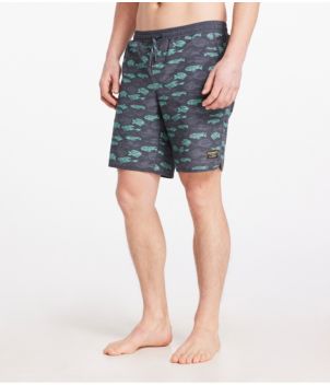 Men's All-Adventure Swim Shorts, Print, 9"