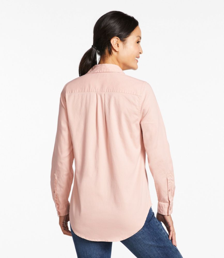 Women's Comfort Cotton/TENCEL Shirt, Long-Sleeve, , small image number 3