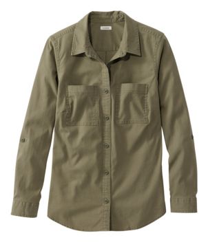 Women's Comfort Cotton/TENCEL Shirt, Long-Sleeve