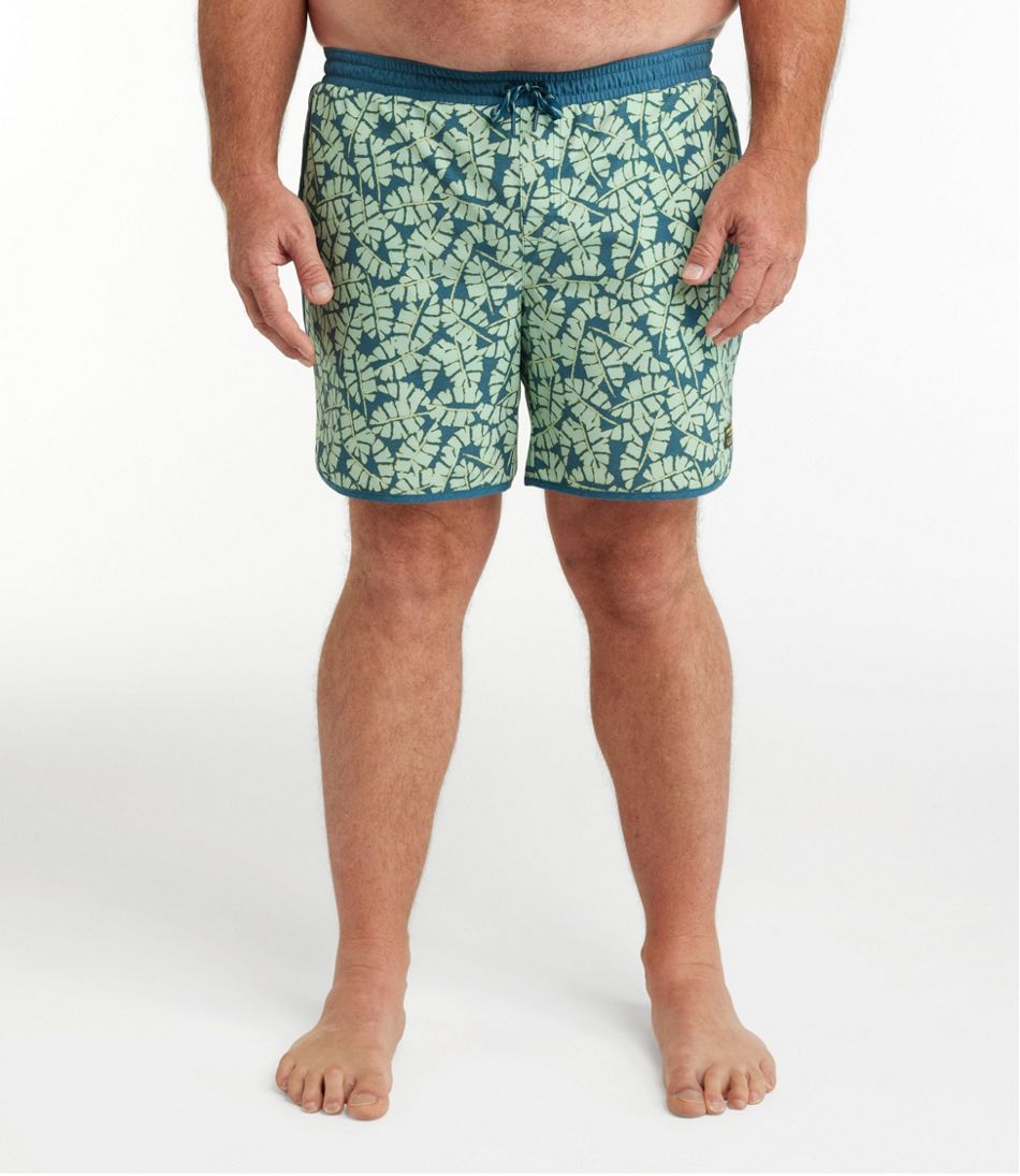Men's All-Adventure Swim Shorts, Print, 7"